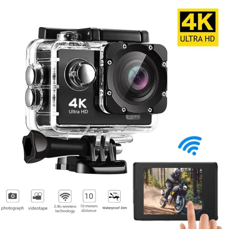 Câmera Sport Ultra HD 4K/30fps WiFi 2.0 | BIKE FRIDAY