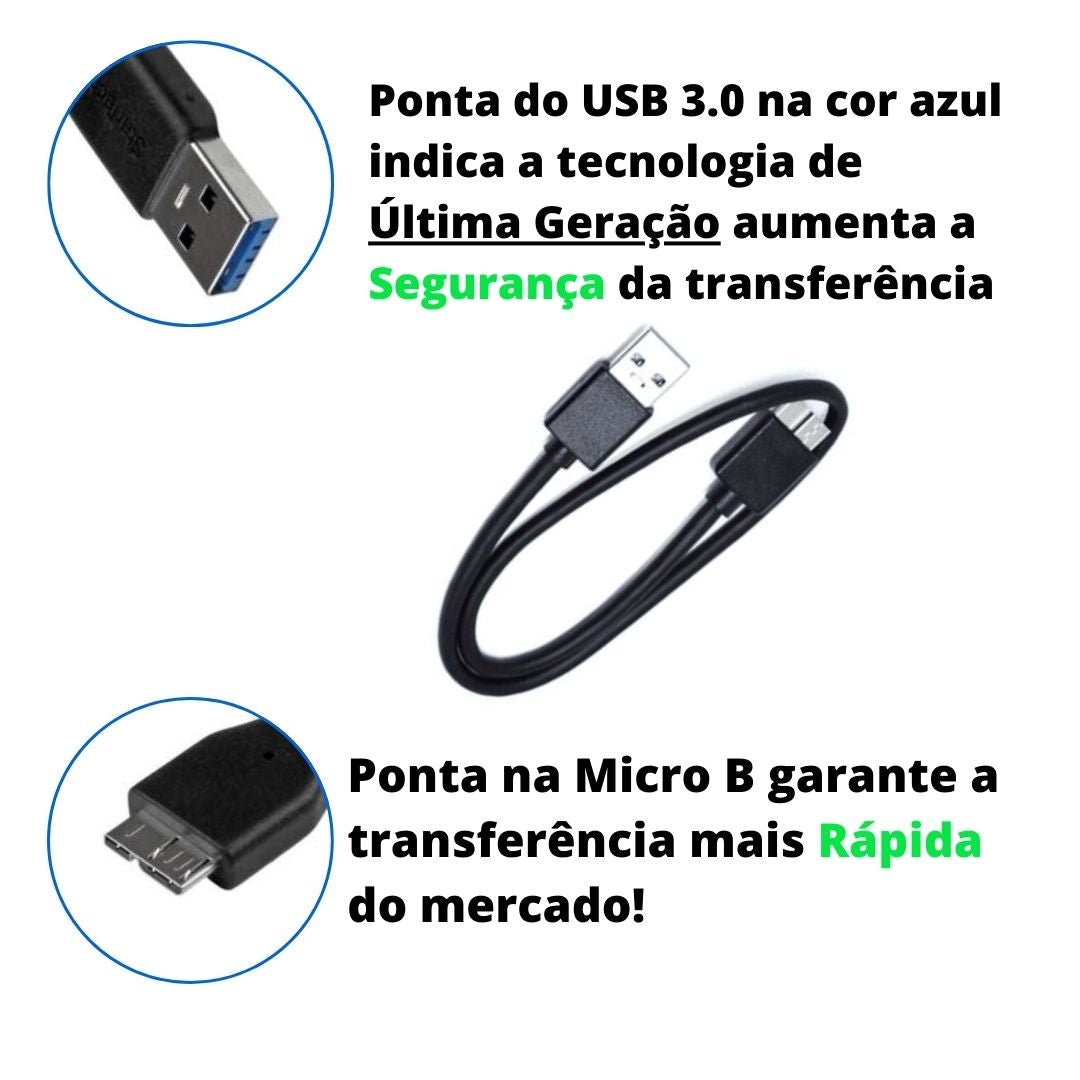 HD Externo 500GB a 1TB USB 3.0 de Playstation/Xbox/PC | Portátil +Espaço +Velocidade | ORIGINAL