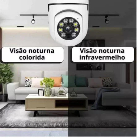 Câmera de Segurança Full HD Wi-Fi Inteligente 360